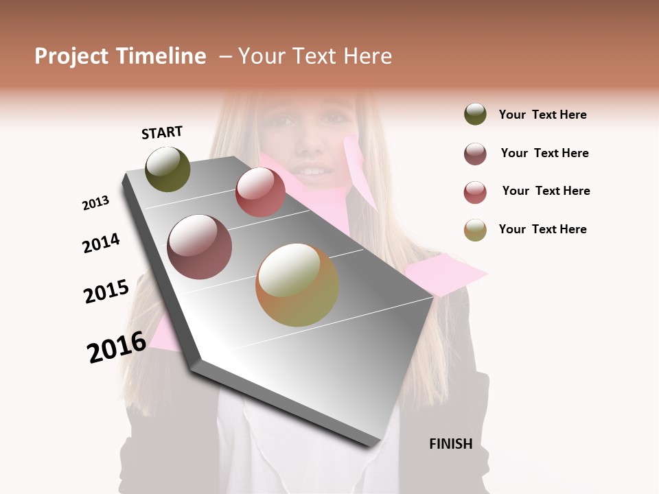 One Person Work Employment Issues PowerPoint Template