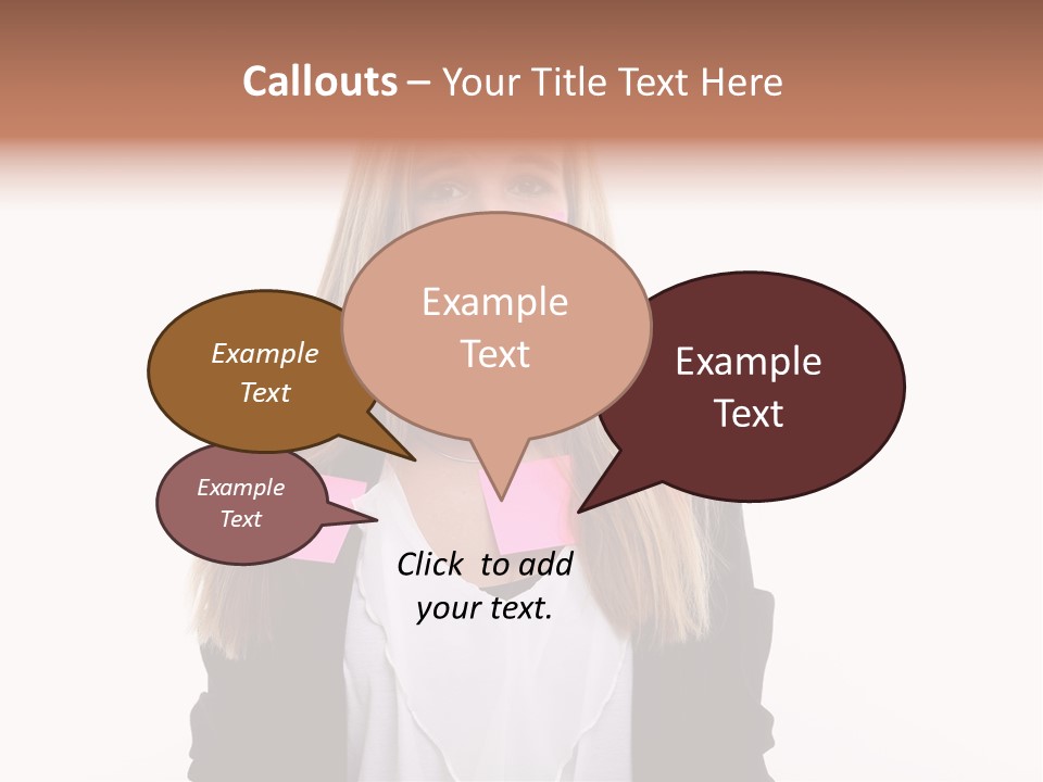 One Person Work Employment Issues PowerPoint Template