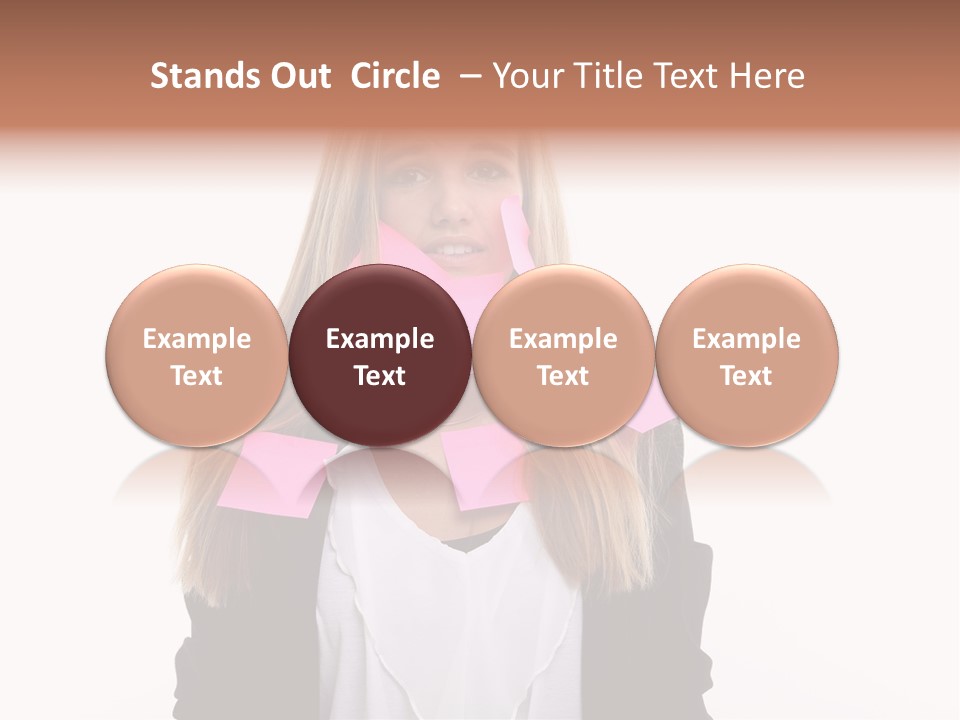 One Person Work Employment Issues PowerPoint Template