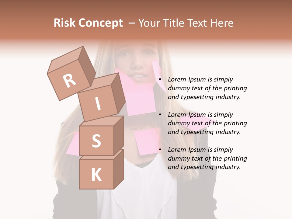 One Person Work Employment Issues PowerPoint Template