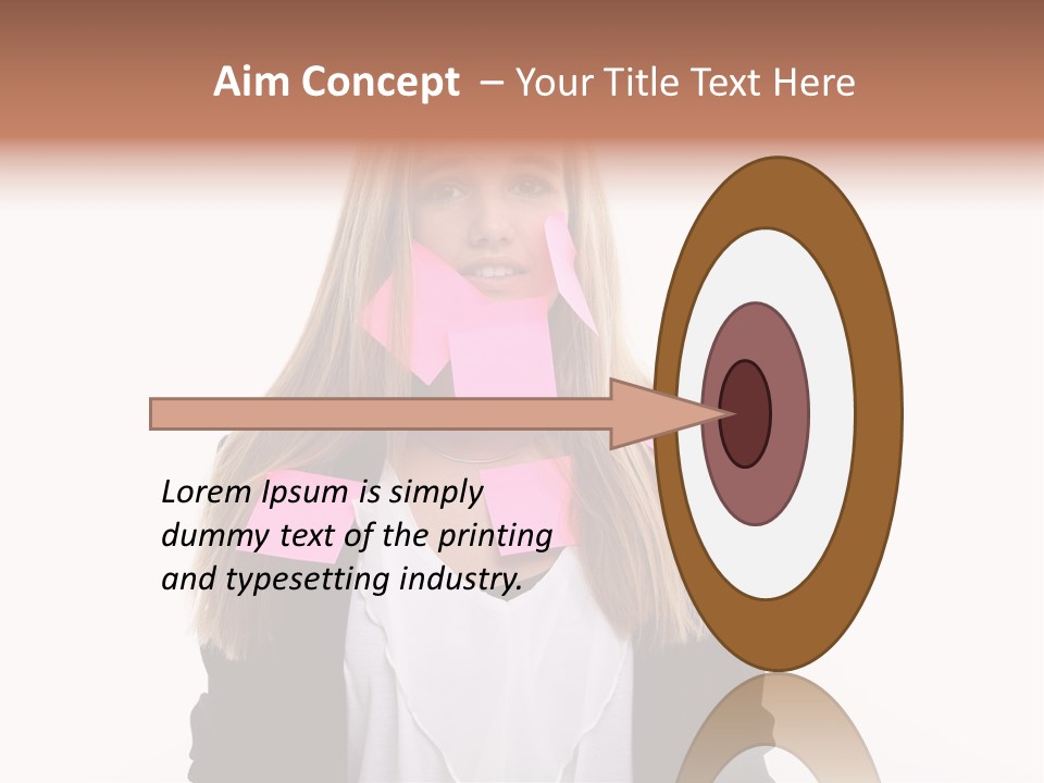 One Person Work Employment Issues PowerPoint Template