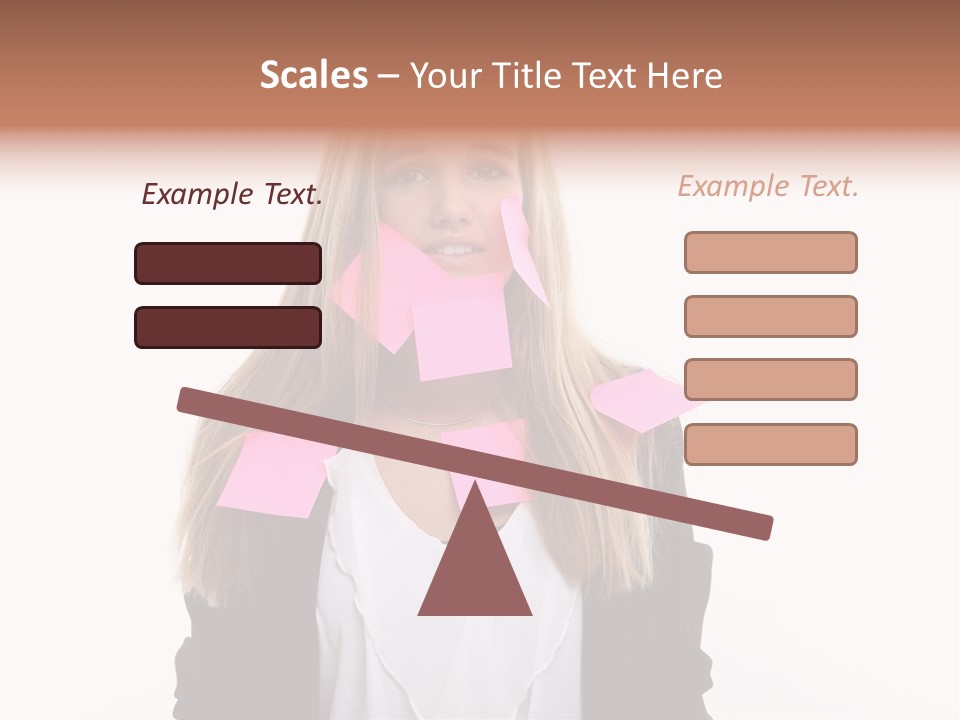 One Person Work Employment Issues PowerPoint Template