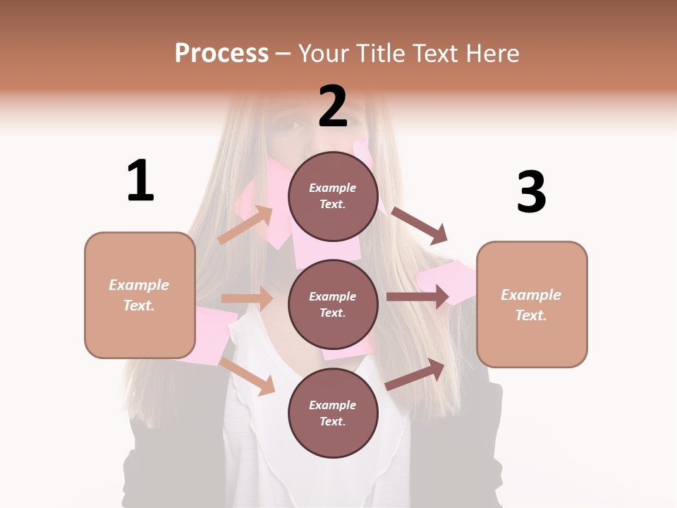 One Person Work Employment Issues PowerPoint Template