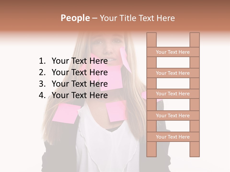 One Person Work Employment Issues PowerPoint Template