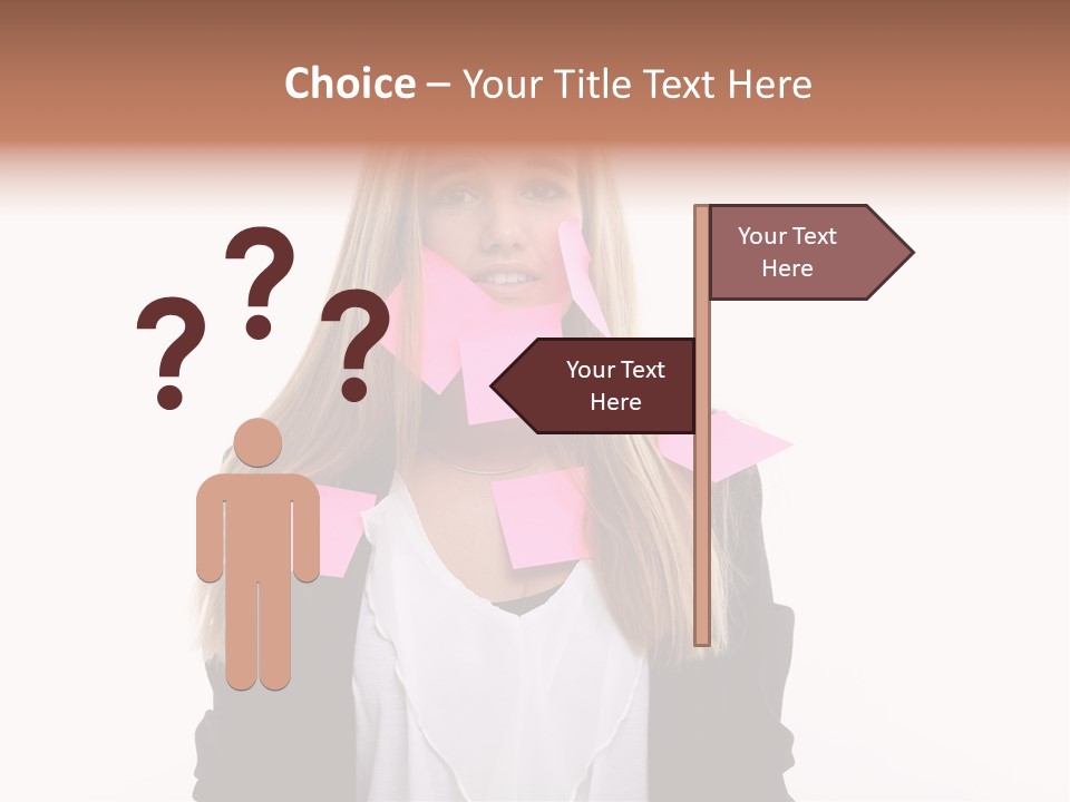 One Person Work Employment Issues PowerPoint Template