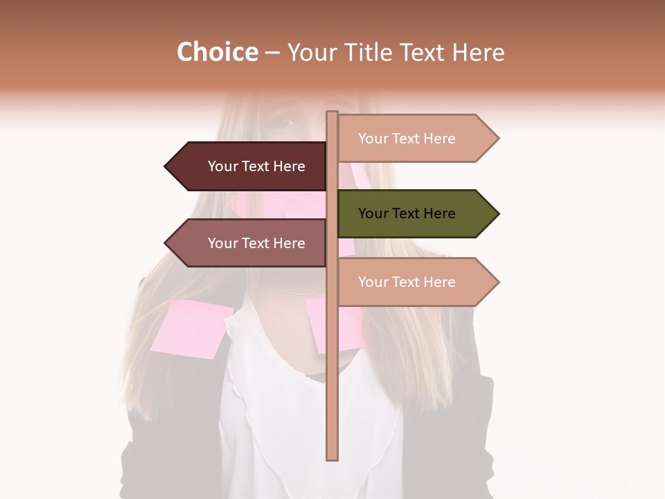 One Person Work Employment Issues PowerPoint Template