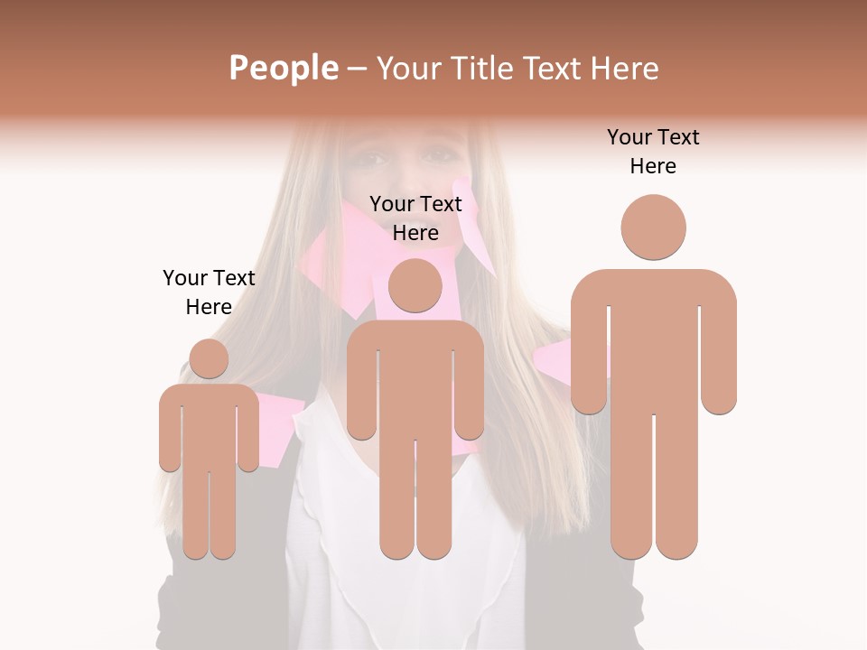 One Person Work Employment Issues PowerPoint Template