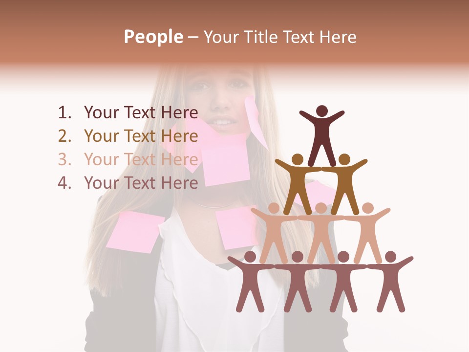 One Person Work Employment Issues PowerPoint Template