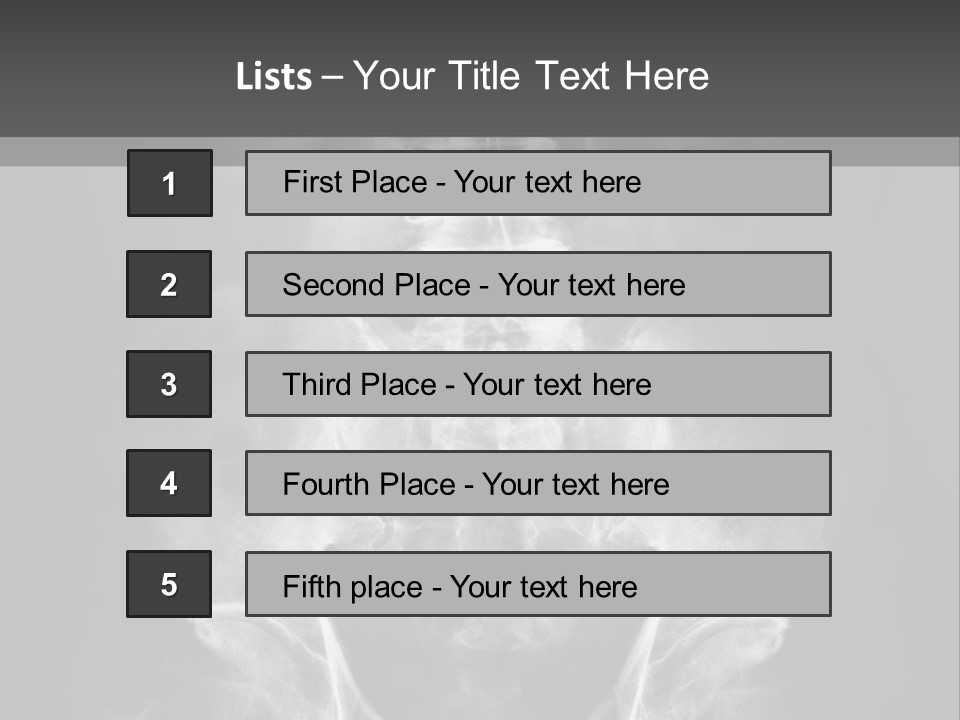 A X - Ray Image Of A Skeleton With The Words Name Of Presentation Company Name PowerPoint Template