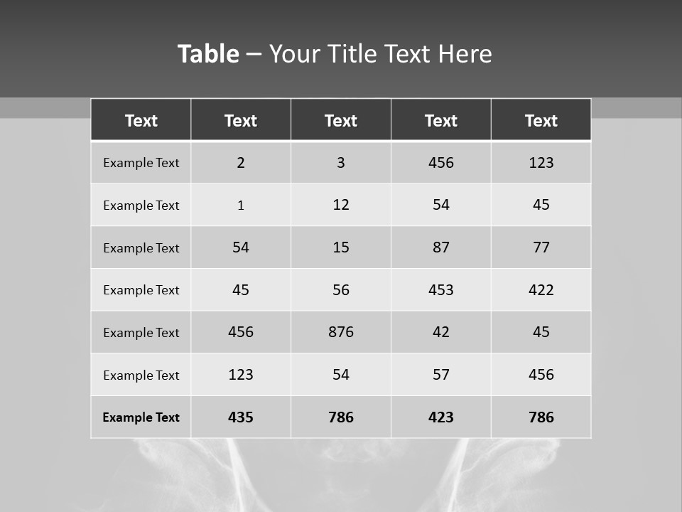 A X - Ray Image Of A Skeleton With The Words Name Of Presentation Company Name PowerPoint Template