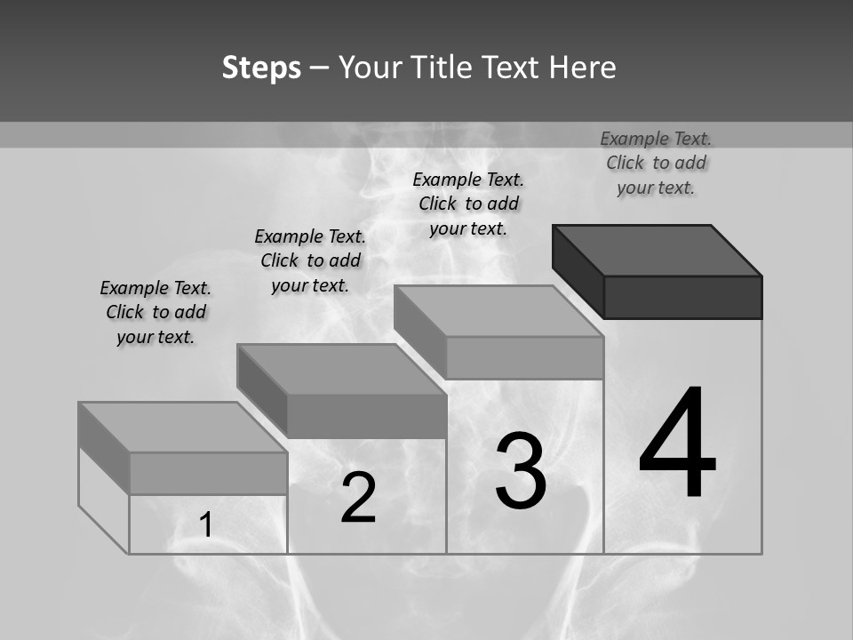 A X - Ray Image Of A Skeleton With The Words Name Of Presentation Company Name PowerPoint Template