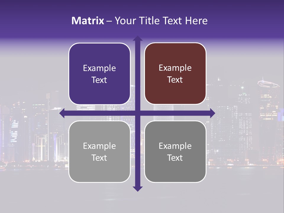 Corniche Dafna Evening PowerPoint Template