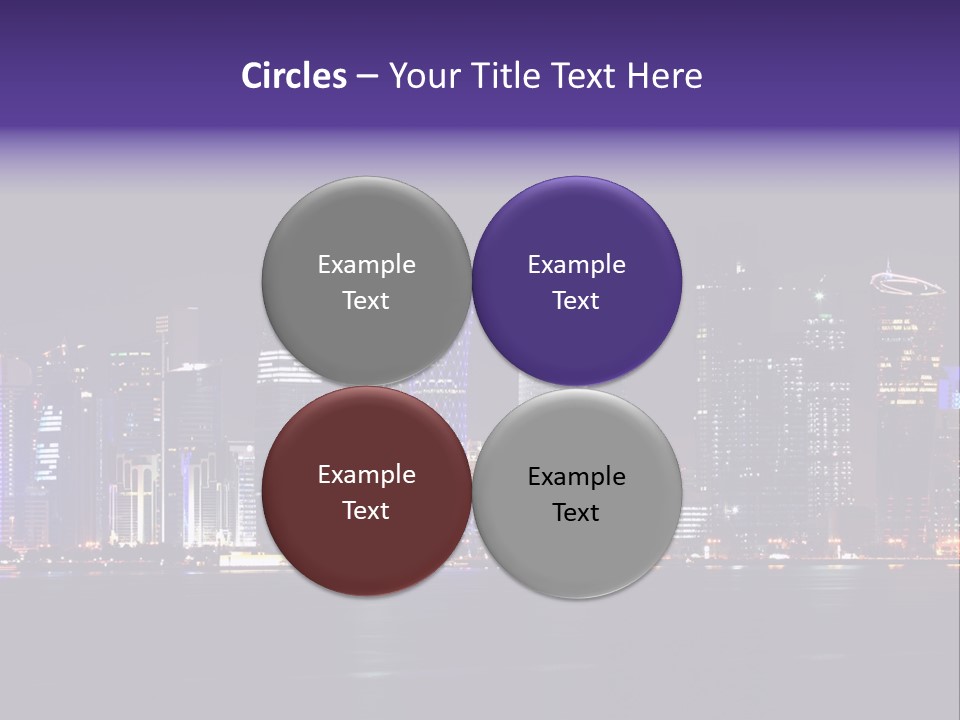 Corniche Dafna Evening PowerPoint Template