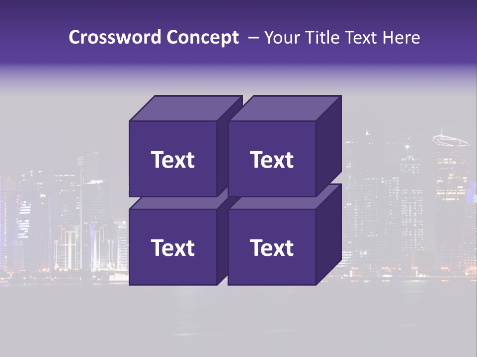 Corniche Dafna Evening PowerPoint Template