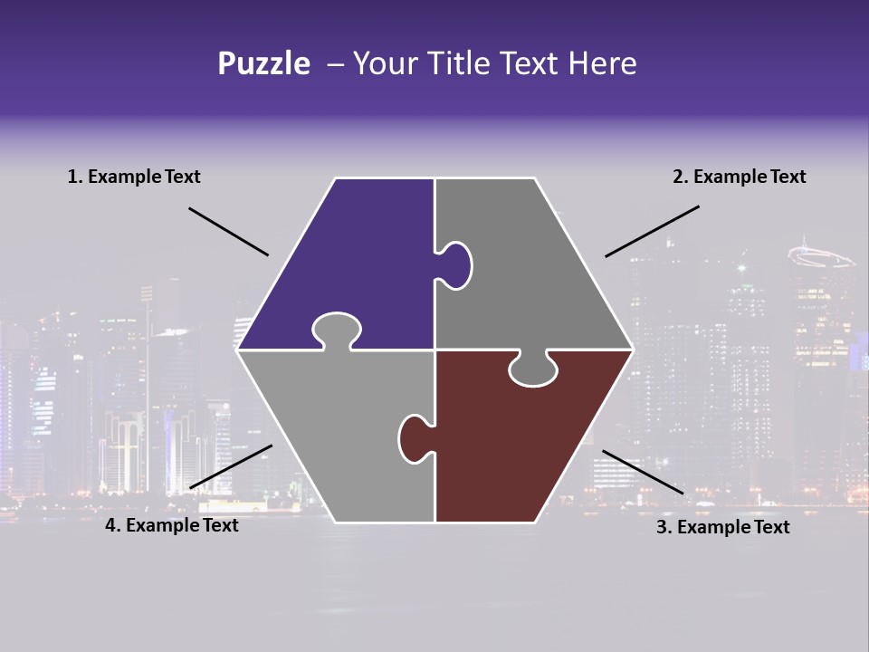 Corniche Dafna Evening PowerPoint Template