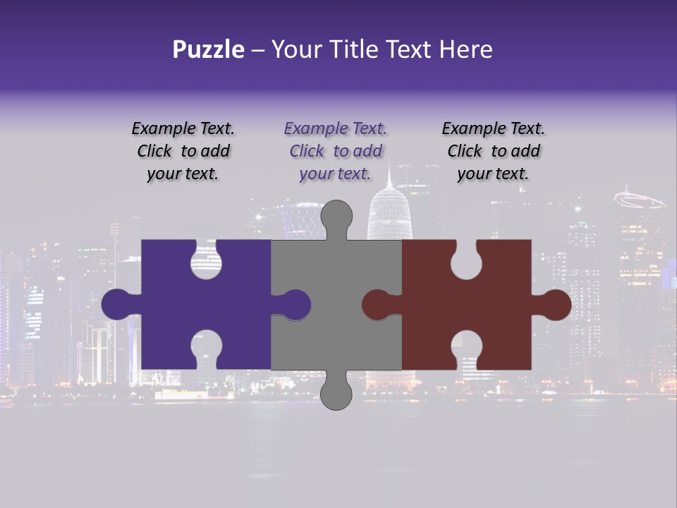 Corniche Dafna Evening PowerPoint Template