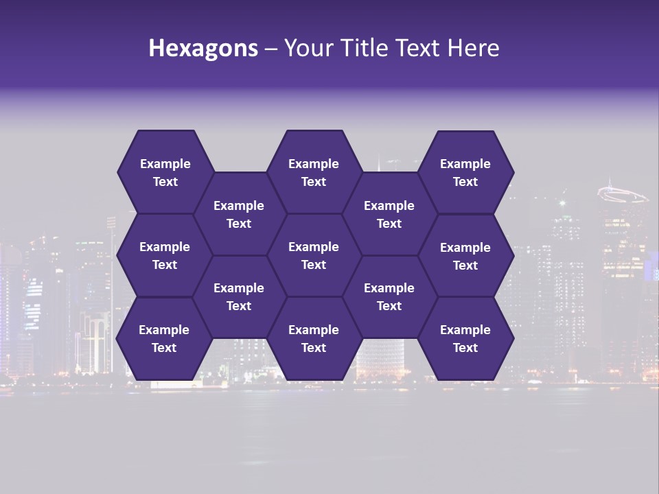 Corniche Dafna Evening PowerPoint Template