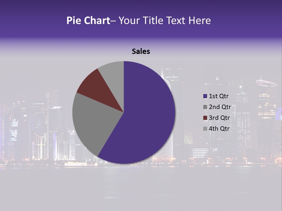 Corniche Dafna Evening PowerPoint Template