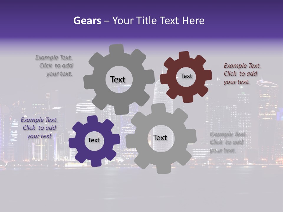 Corniche Dafna Evening PowerPoint Template