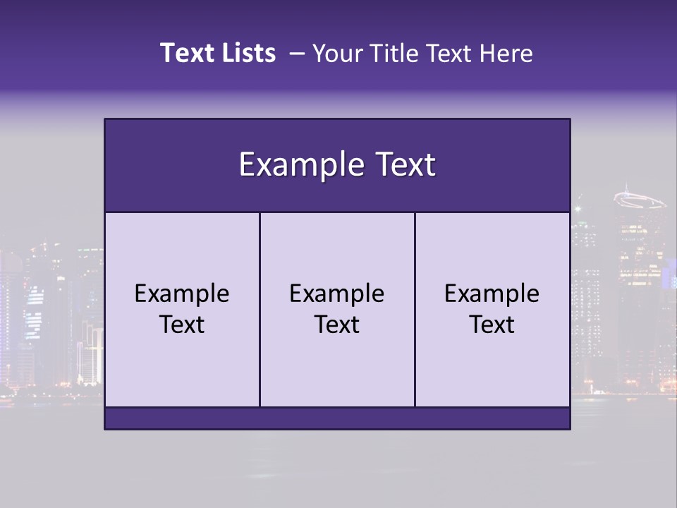 Corniche Dafna Evening PowerPoint Template