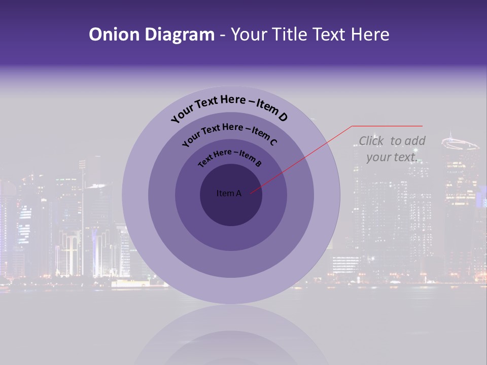 Corniche Dafna Evening PowerPoint Template