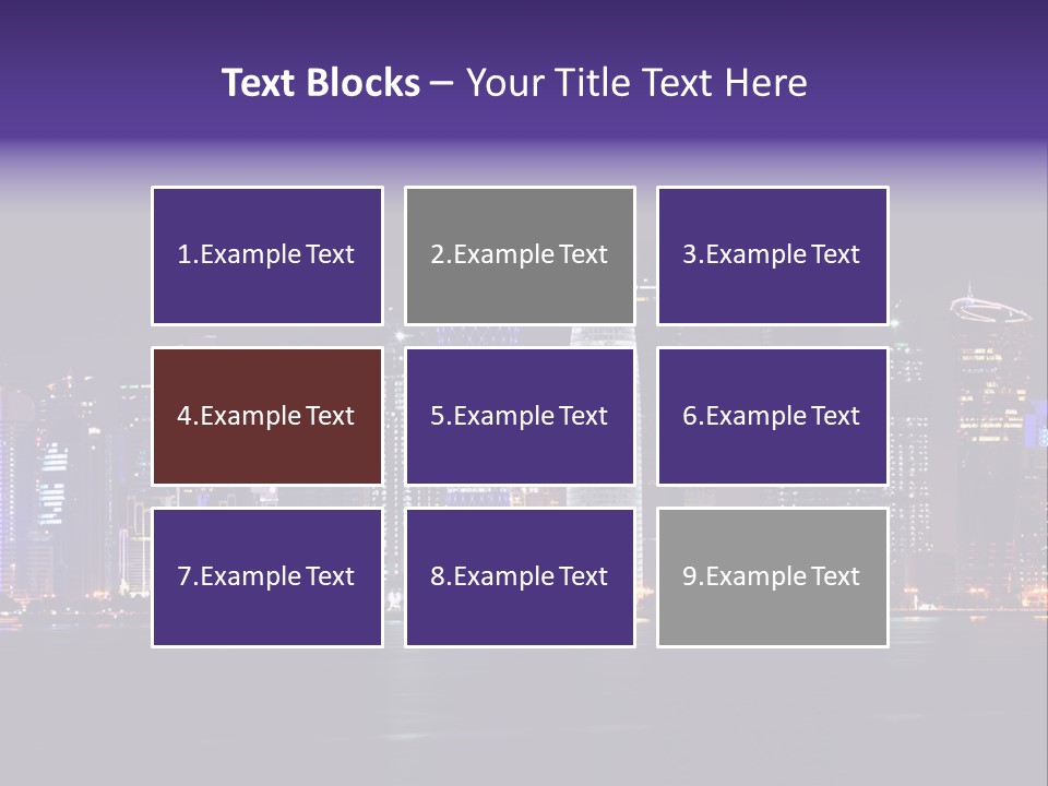 Corniche Dafna Evening PowerPoint Template