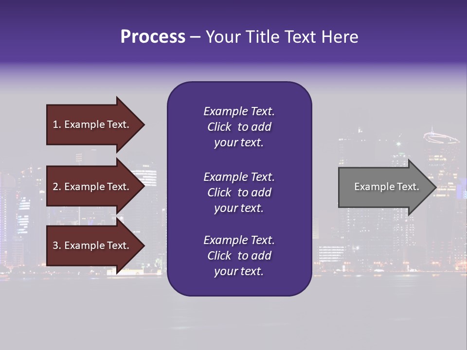 Corniche Dafna Evening PowerPoint Template