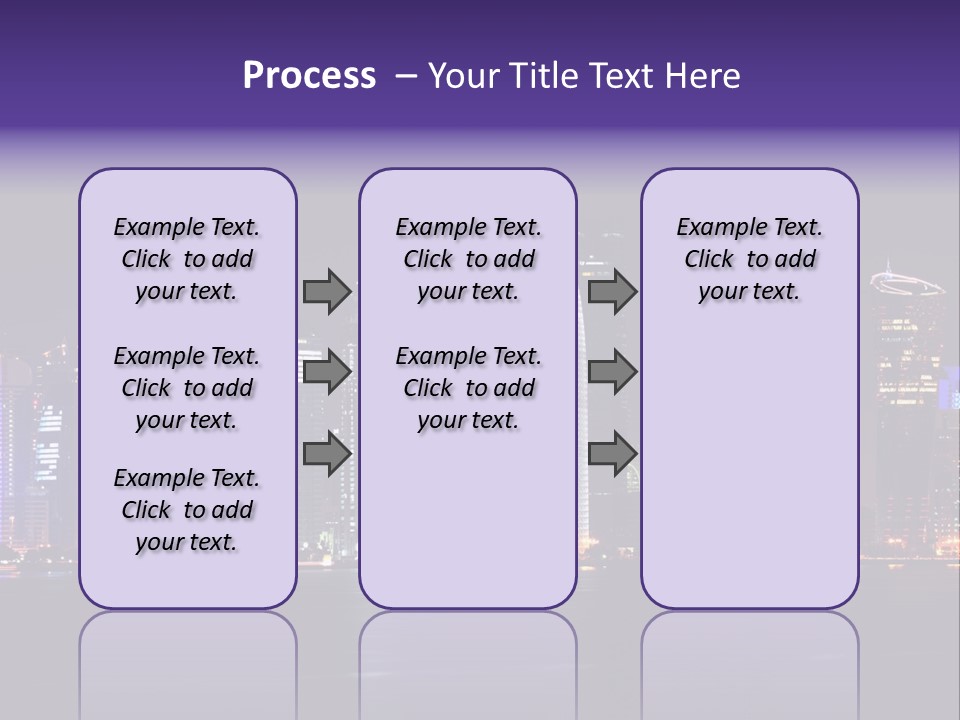 Corniche Dafna Evening PowerPoint Template