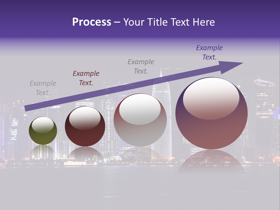 Corniche Dafna Evening PowerPoint Template