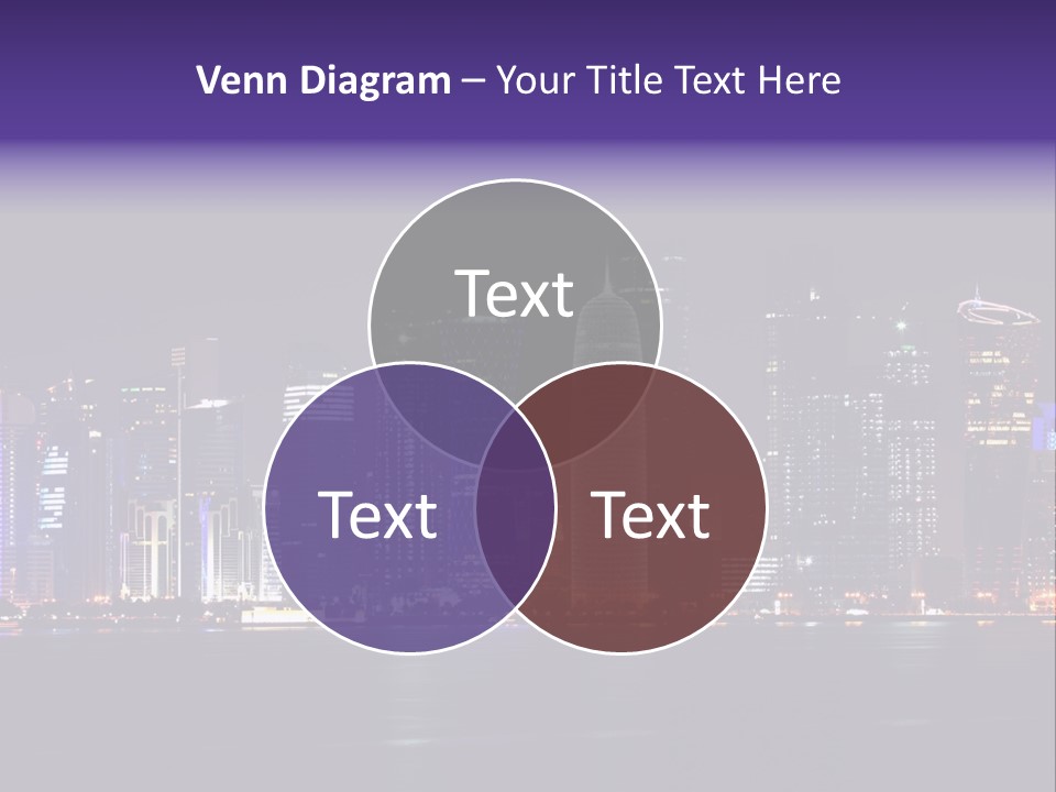 Corniche Dafna Evening PowerPoint Template