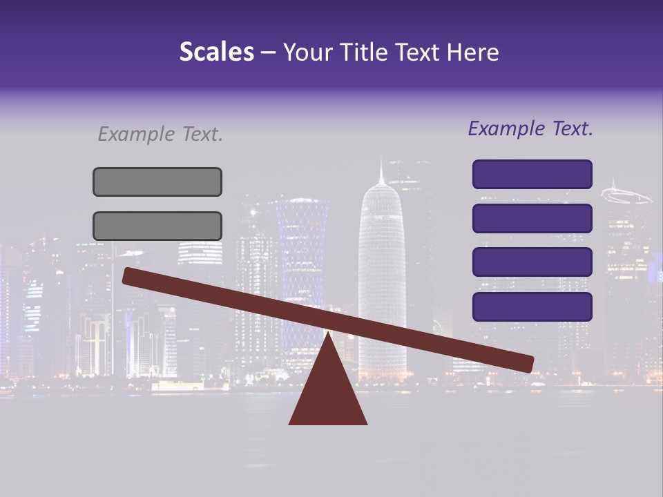Corniche Dafna Evening PowerPoint Template