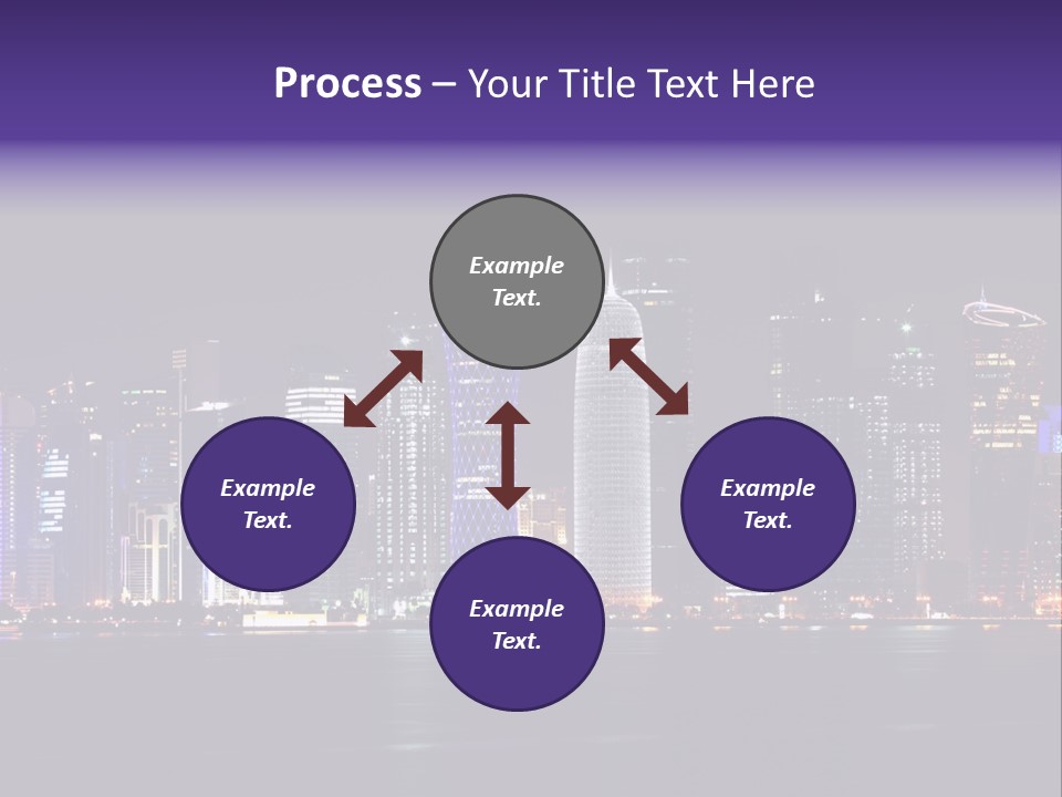 Corniche Dafna Evening PowerPoint Template