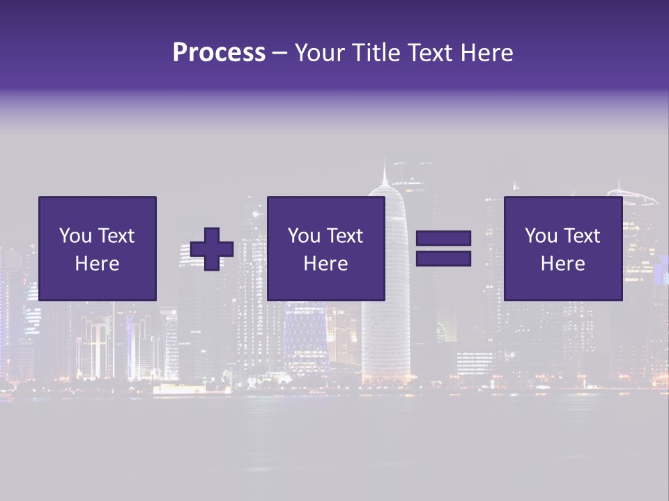 Corniche Dafna Evening PowerPoint Template