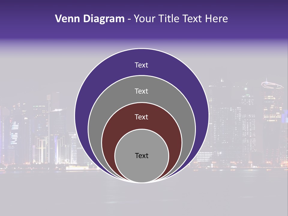 Corniche Dafna Evening PowerPoint Template