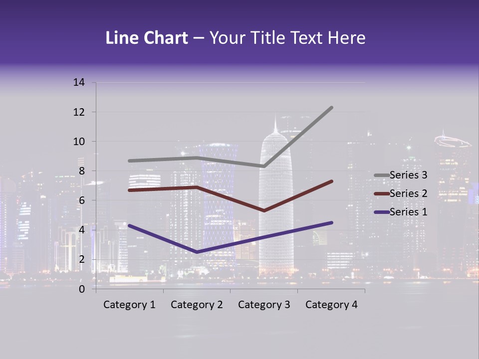 Corniche Dafna Evening PowerPoint Template