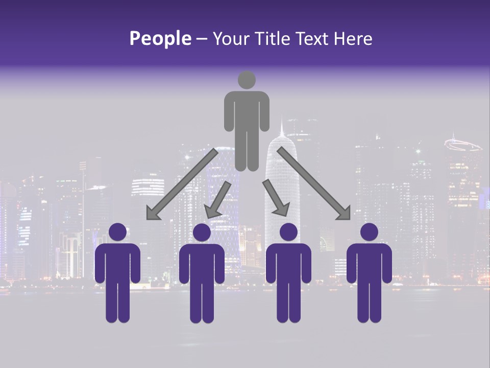 Corniche Dafna Evening PowerPoint Template