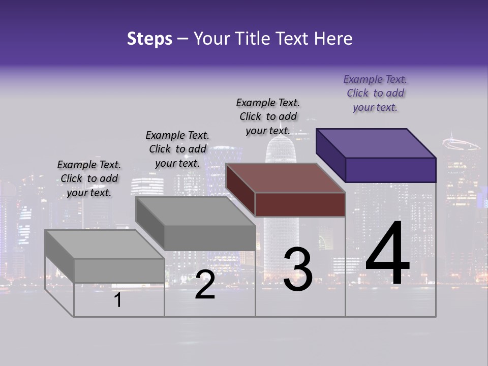 Corniche Dafna Evening PowerPoint Template