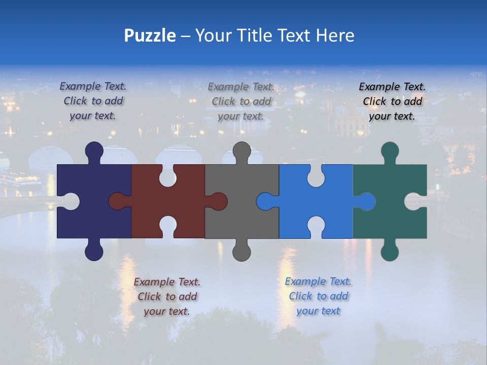 Cityscape Castle Medieval PowerPoint Template