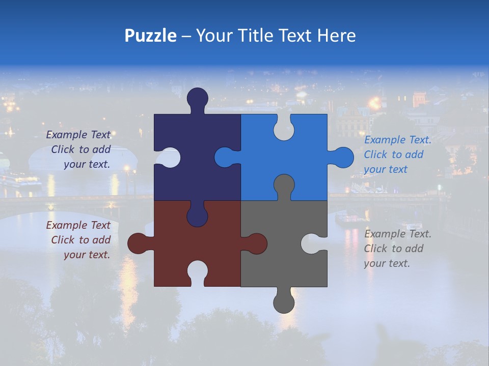 Cityscape Castle Medieval PowerPoint Template