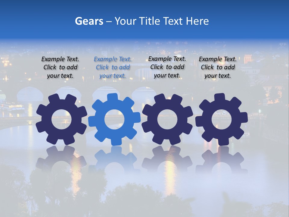 Cityscape Castle Medieval PowerPoint Template