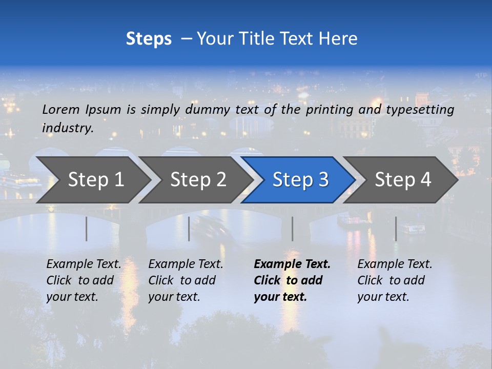 Cityscape Castle Medieval PowerPoint Template