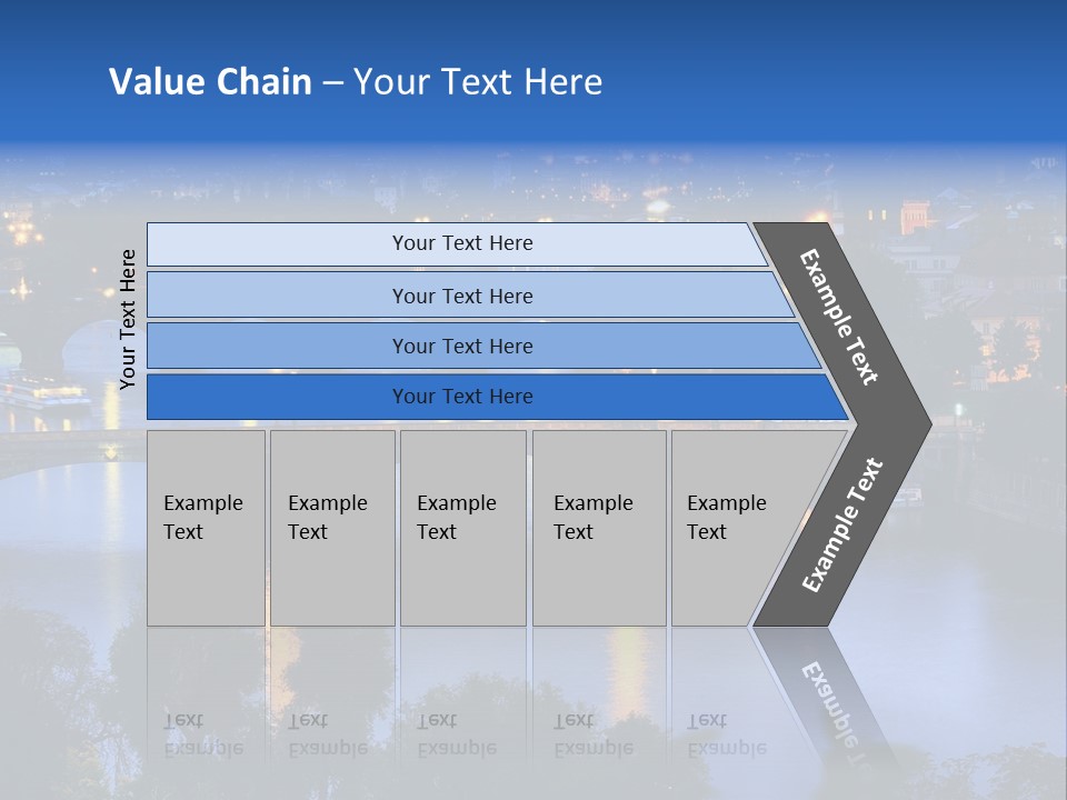 Cityscape Castle Medieval PowerPoint Template