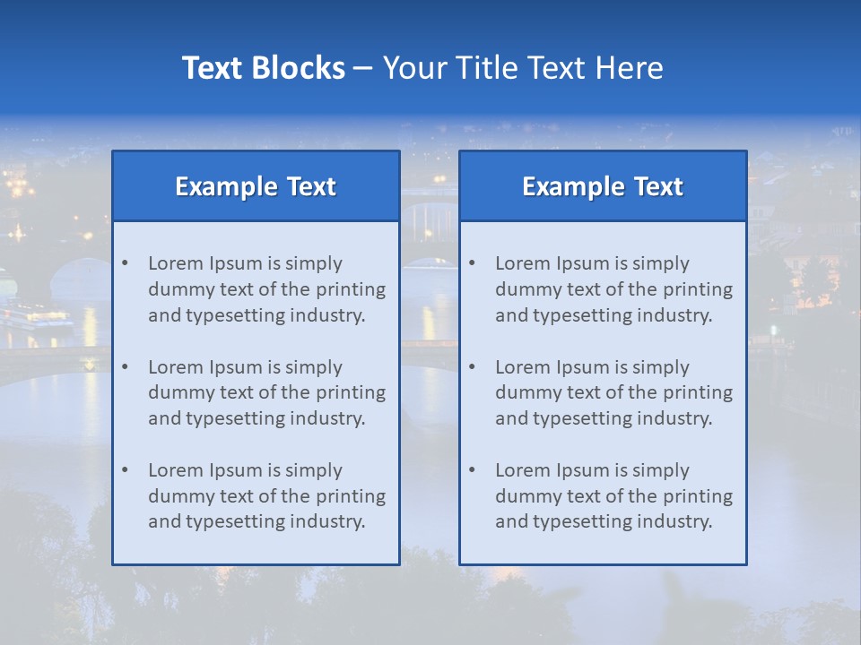 Cityscape Castle Medieval PowerPoint Template