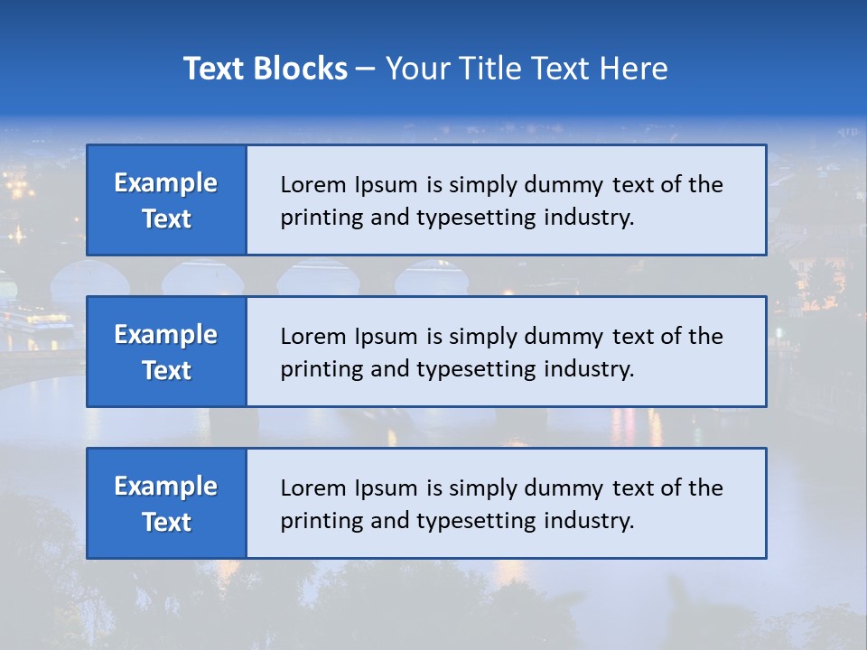 Cityscape Castle Medieval PowerPoint Template