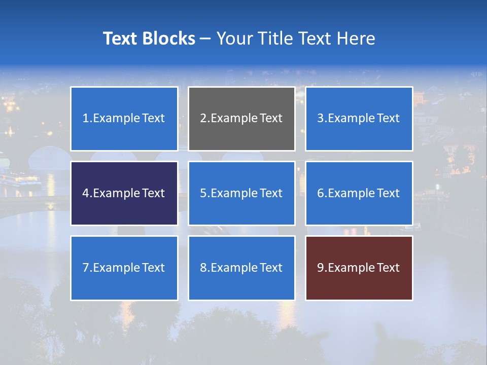 Cityscape Castle Medieval PowerPoint Template