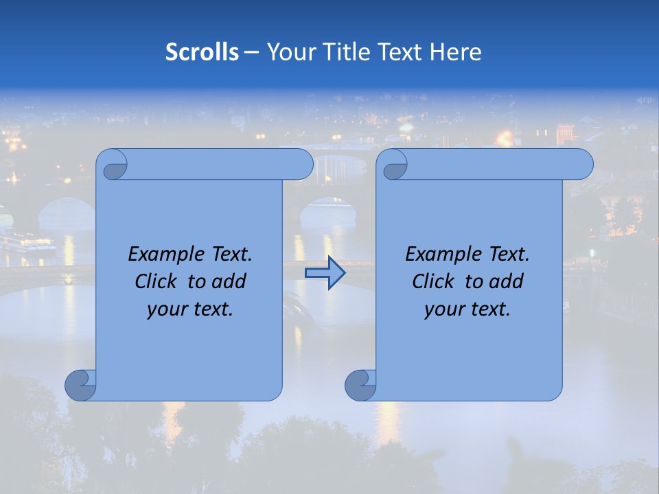 Cityscape Castle Medieval PowerPoint Template