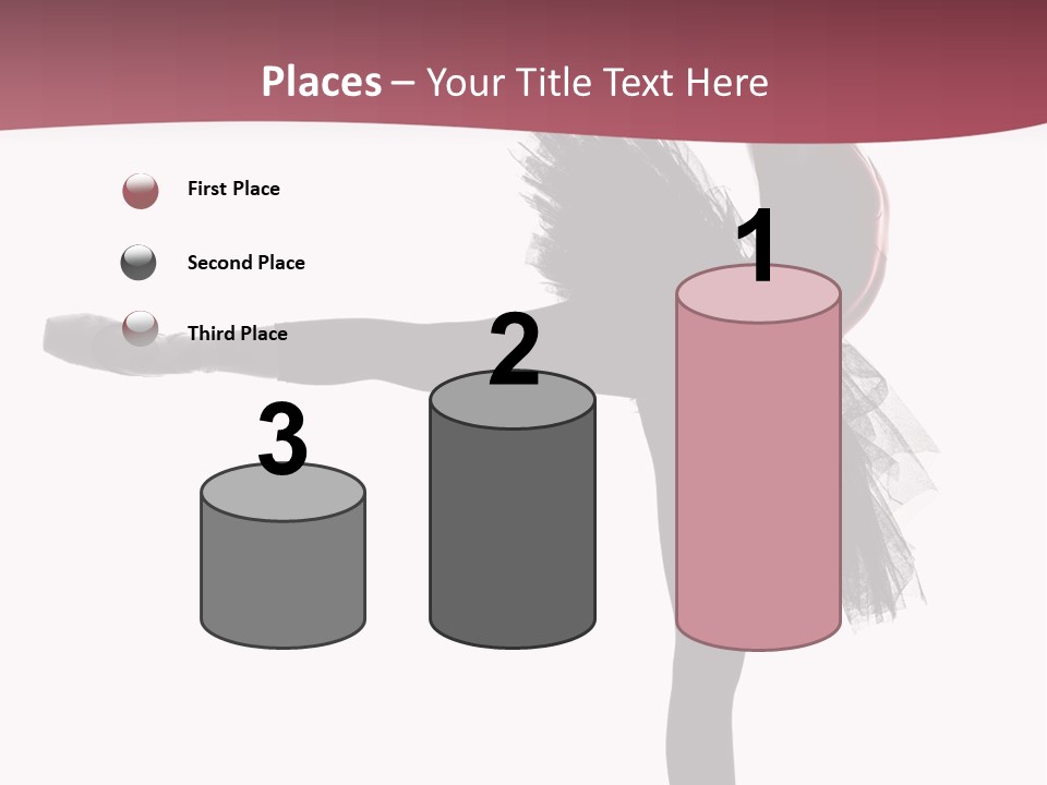People Tutu Girl PowerPoint Template