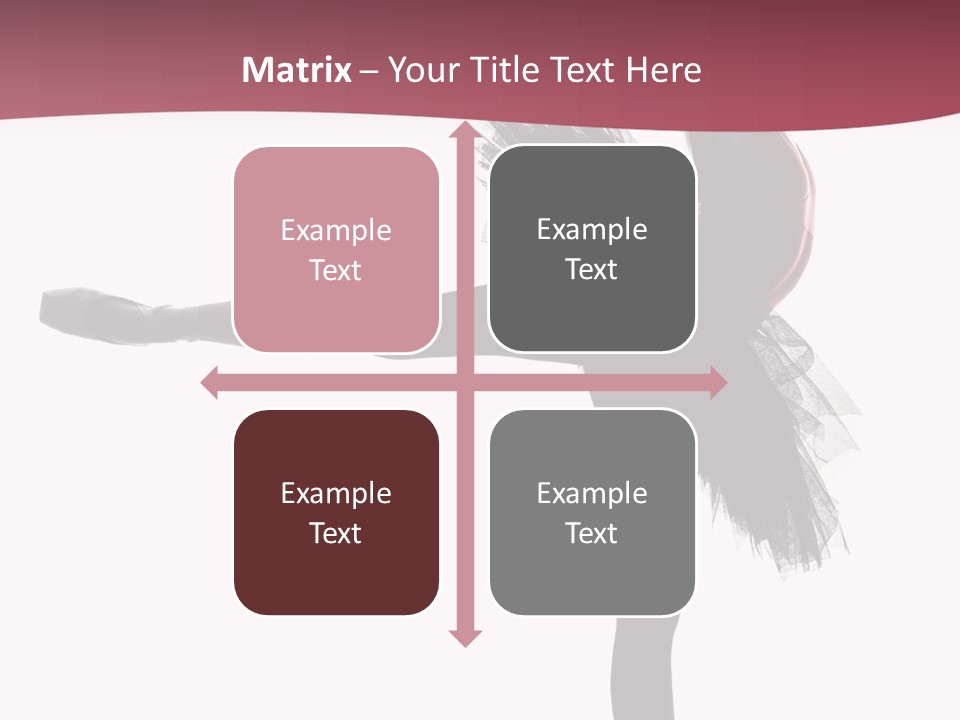 People Tutu Girl PowerPoint Template