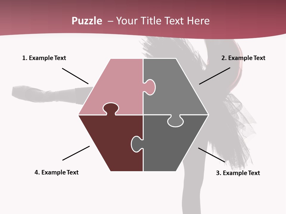 People Tutu Girl PowerPoint Template