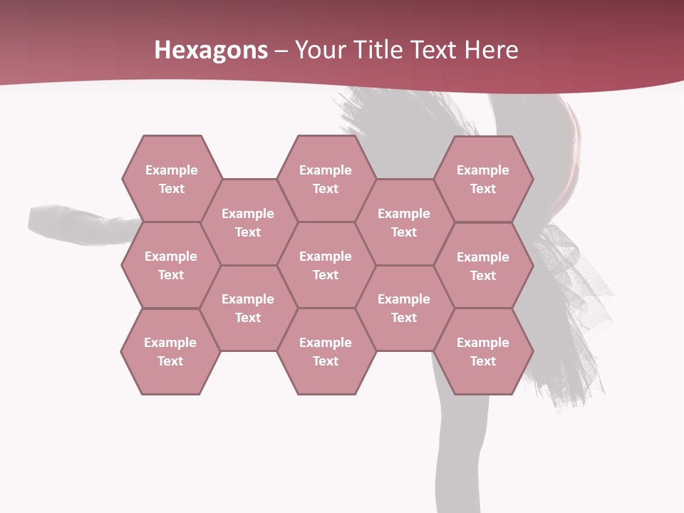 People Tutu Girl PowerPoint Template